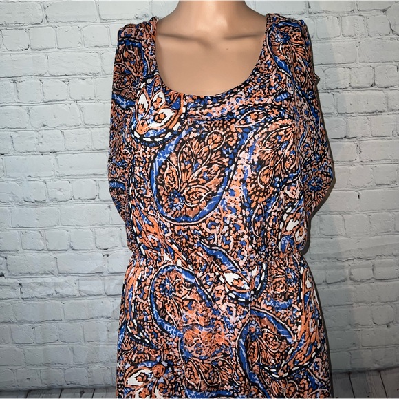 outback red orange and blue dress size S - Picture 2 of 10